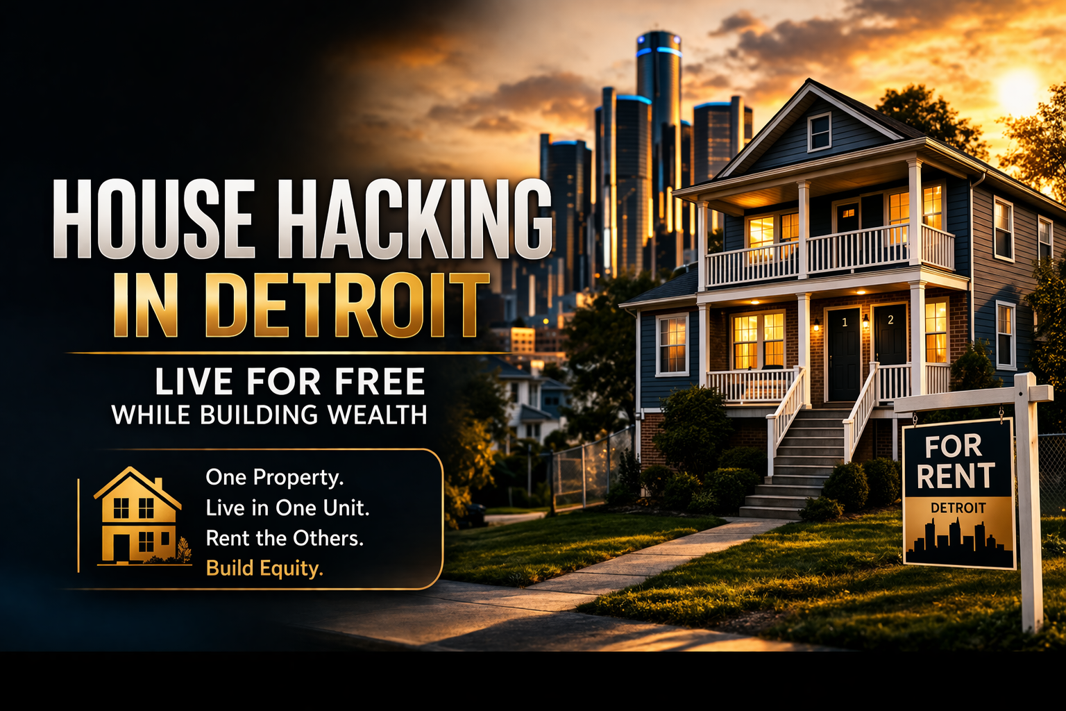 House Hacking in Detroit: How to Live for Free with a Multi-Family Property