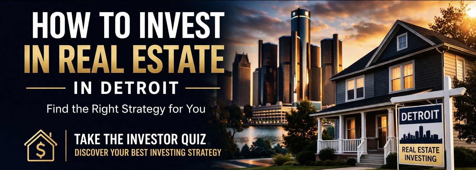 How to Invest in Real Estate in Detroit: Find the Right Strategy for You